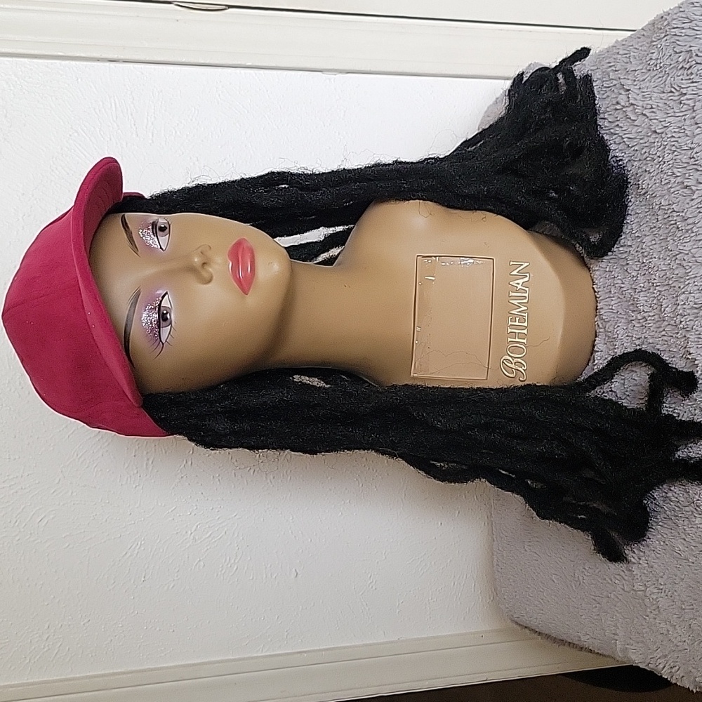 Baseball Dreadlocks Wig Cap Twist Dreadlocks Straight Synthetic Hair